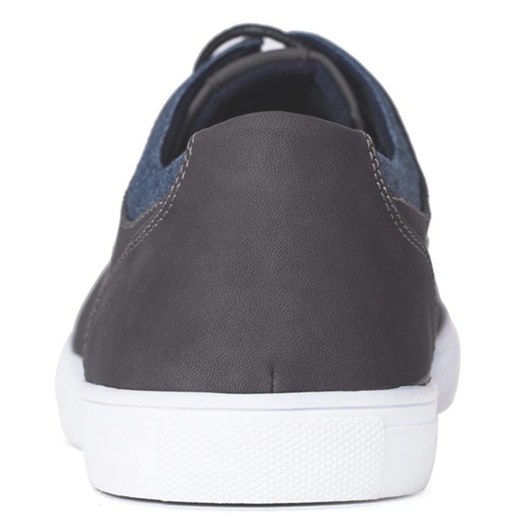 Men's Sneaker Flat Casual Shoes Black - Picture 5 of 6